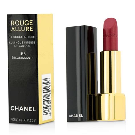 chanel 165 rouge allure ebloussante|Chanel Rouge Allure Collection Picks: Troublante, Singulière, Rose .